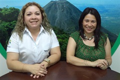 Cecilia Peñate y Aura Silva